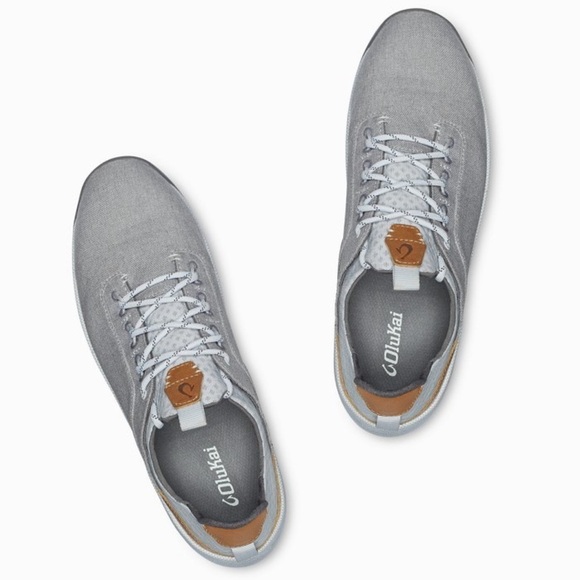 OluKai Men's Nanea Li Sneakers in Pale Gray Size 12 - Picture 1 of 12